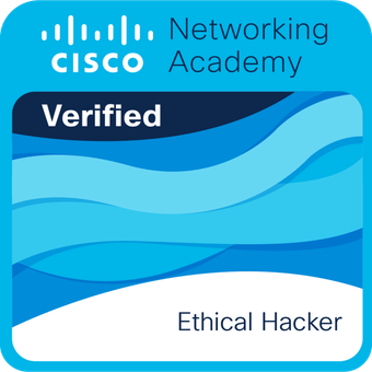 Cisco Networking Academy Verified Ethical Hacker Badge